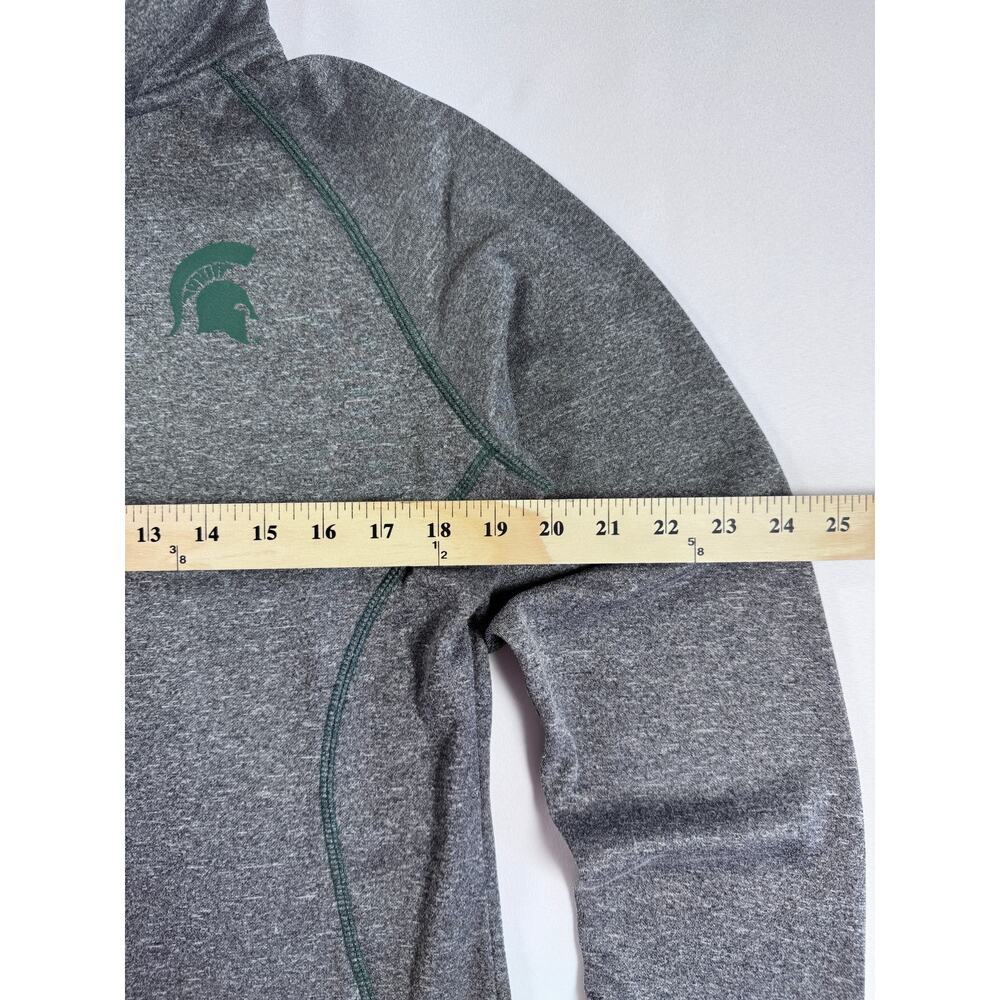 Pro Edge Womens Michigan State Spartans Quarter Zip Fleece Pullover Large - Picture 8 of 9